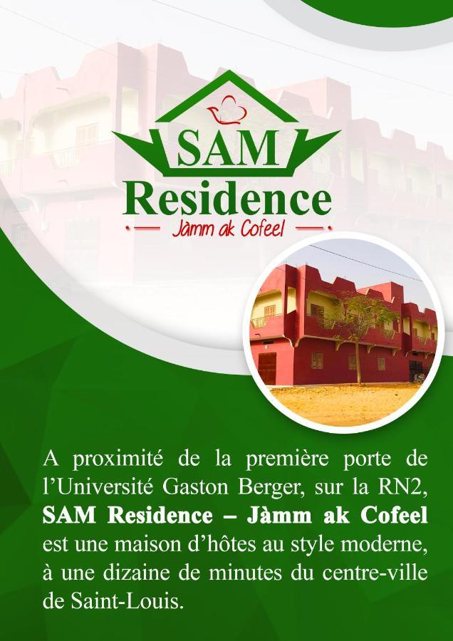 SAM RESIDENCE Jàmm ak Cofeel Saint-Louis Esterno foto